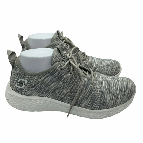 Skecher Gray Heathered Sport Sneaker 9.5 - Picture 1 of 10